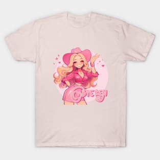 Cartoon Pink Girl: Bye Ken T-Shirt